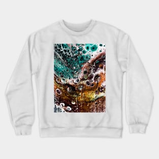 Acrylic abstract pouring Crewneck Sweatshirt